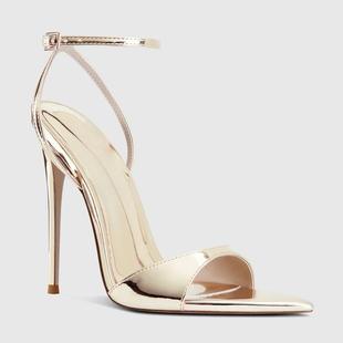 尖頭搭扣細跟女鞋 涼鞋 歐美時裝 heels sandals women 大碼 新款