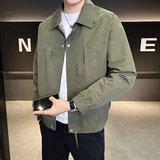店主风夹克男士休闲时尚2025新款翻领外套男装B320-2532-P105，男装夹克，电商B320