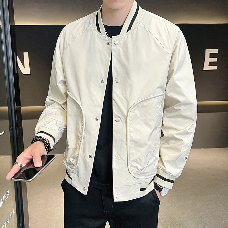 店主风棒球夹克男秋季2025新款夹克衫外套男秋装B320-6107-P115,男装夹克,电商B320