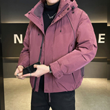 鹅绒标90绒冬季连帽羽绒服男外套B320-5587-P365有成衣报告，男装羽绒服，电商B320