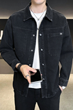 店主风牛仔夹克男士休闲时尚2025新款外套男装B320-1686-P115，男装衬衫，电商B320