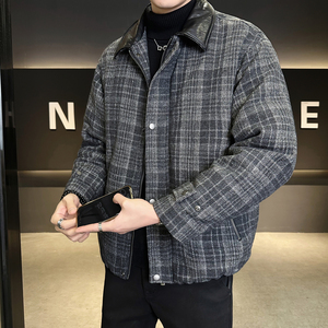 新标95绒 小香风羽绒服男士2025新款外套男装B320-859240-P265图片