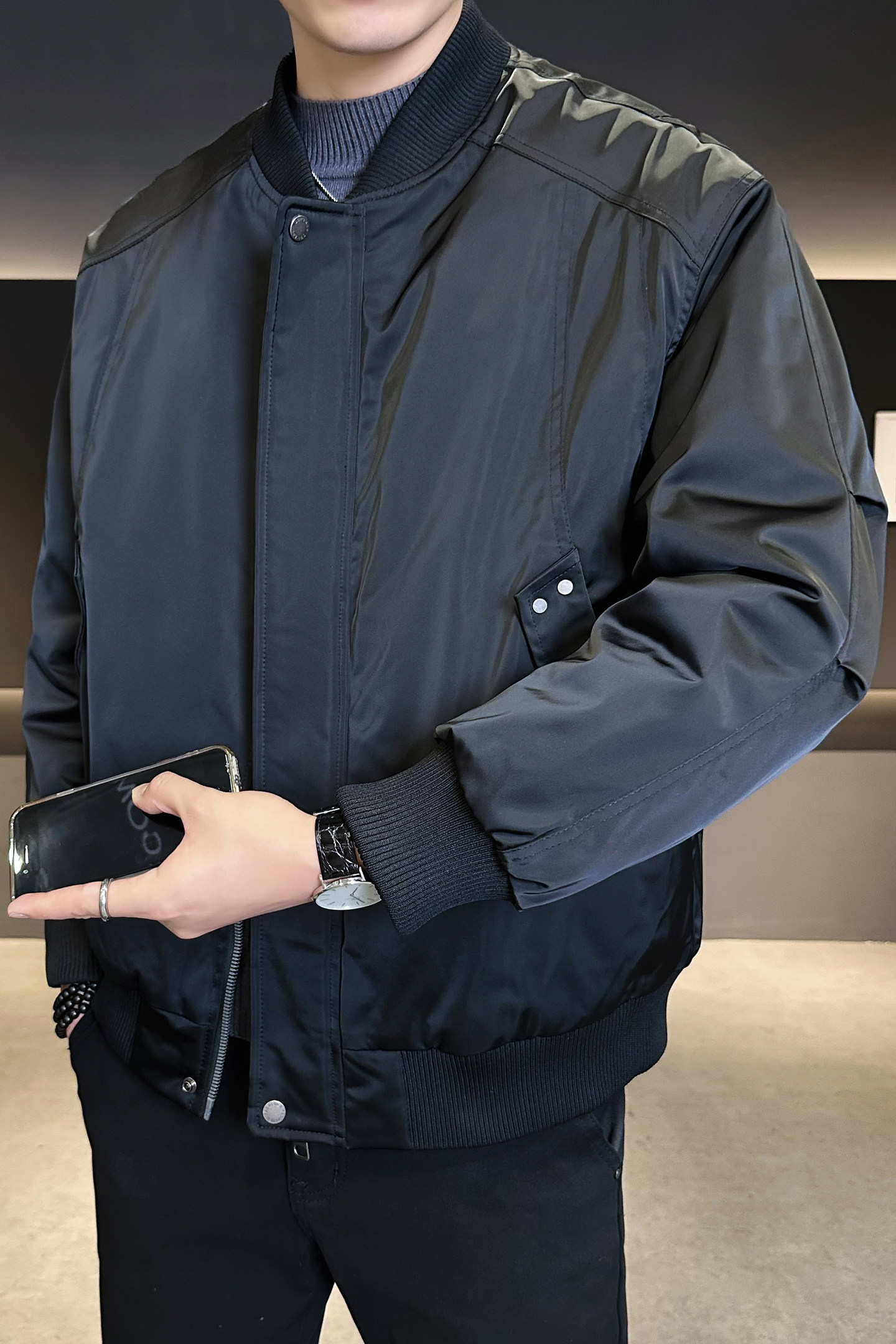 店主风冬季棉衣男士2025新款棉服男装外套B320-3312-P130,男装棉衣,电商B320
