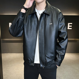 店主方皮衣男士外套2025秋装新款皮夹克男装B320-6210-P135，男装皮衣，电商B320