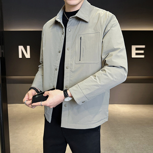 新标90绒 冬季轻薄羽绒服男士时尚保暖外套男装B320-5509-P195图片