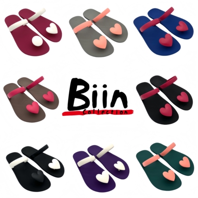 泰国乳胶底防滑防臭户外度假防水防臭脚显瘦高跟坡跟爱心款人字拖