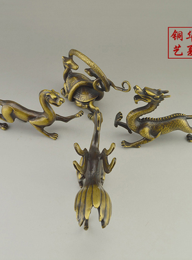 纯铜四方神兽镇宅招财工艺品