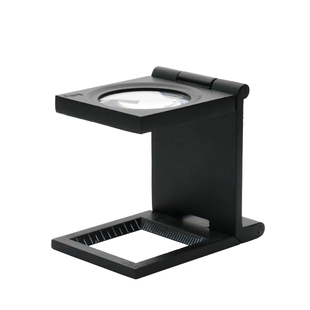 上海美精 全锌合金 三折式6倍放大镜 1寸照布镜MJ-C10A 印刷纺织