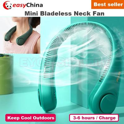Mini Neck Fan USB Rechargeable for Home Outdoors挂脖电风扇善