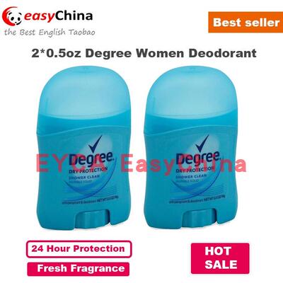 2*0.5oz Degree Women Deodorant Dry Protection Shower Clean