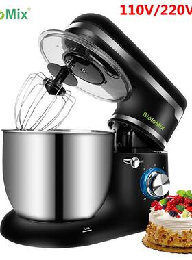 跨境110V出口家用厨师机大功率和面机5L打蛋机搅面机Stand Mixer