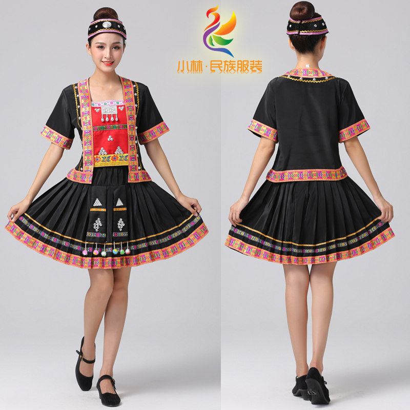 昆明发货 云南西双版纳爱伲族哈尼族女装民族生活装爱尼族服装119