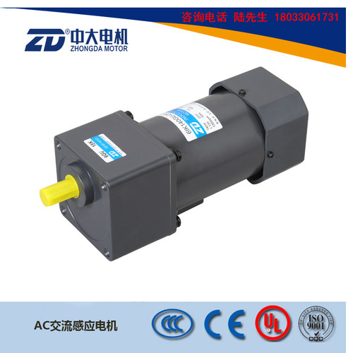 ZD中大电机AC交流感应电机220V 140W 定速电机6IK140GU多速比可选
