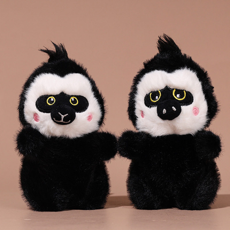 网红可爱萌白面小猴子挂件毛绒玩具公仔书包包挂饰钥匙扣娃娃玩偶