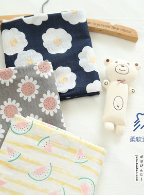 柔软纯棉卡通衣服防蚊裤旗袍布料