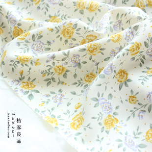 韩国雪纺布料微弹小仙女碎花春夏季服装连衣裙旗袍防晒服手工面料