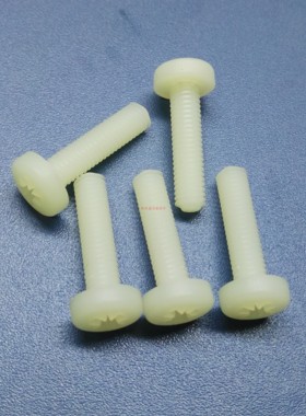 环保尼龙盘头米字螺钉GCHROHS-34812系列,PA66材质,尼龙本色,国标