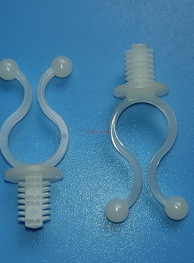 环保尼龙原色盲孔安装式布线座扭线环支撑柱GSOTL8系列束线隔离座