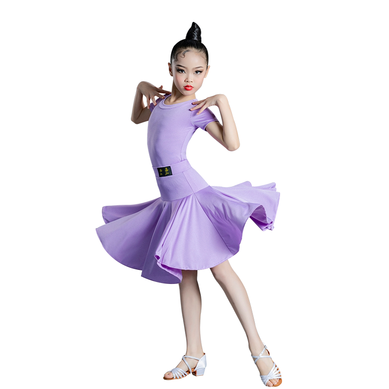 2024夏季新款儿童拉丁舞服女儿童演出服
