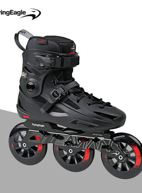 飞鹰轮滑鞋AVIAN T110大三轮速滑训练鞋成人竞速鞋休闲刷街溜冰鞋