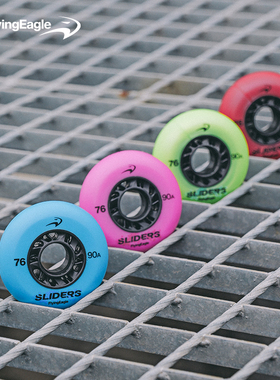 飞鹰轮滑鞋Slider刹车轮子花式刹停刷街代步FSK轮滑鞋溜冰鞋90A