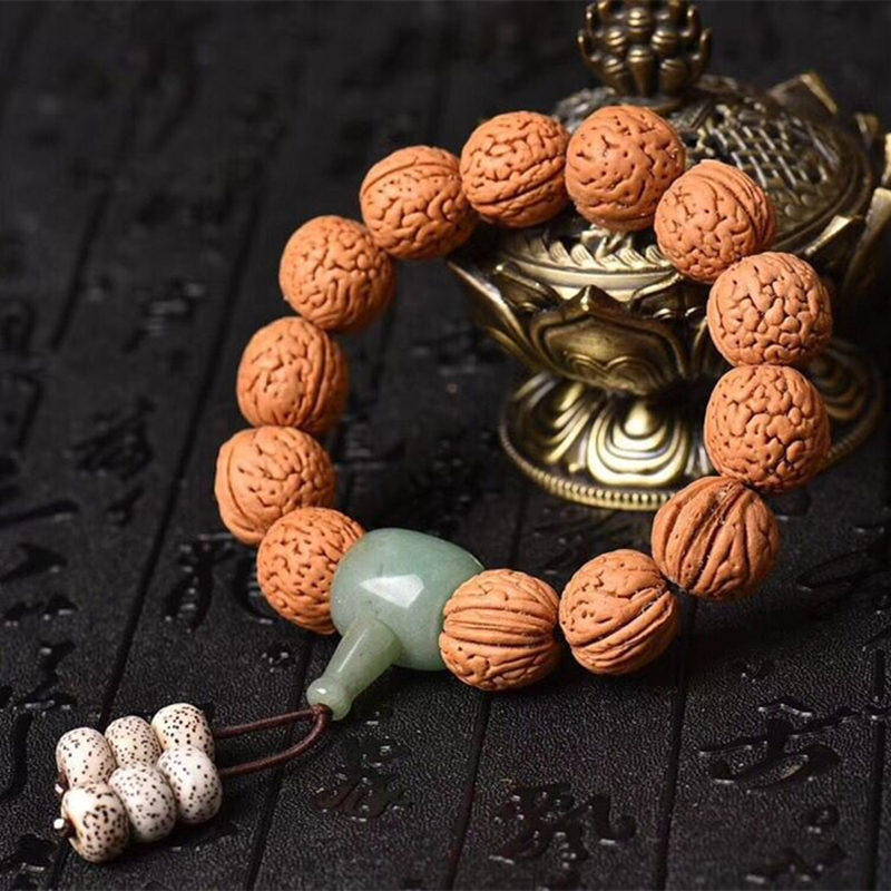 天然腦紋核桃文玩佛珠手串念珠男女士手鏈手持男女野生山核桃胡串在類目 飾品/流行首飾/時尚飾品新, 佛珠/木質手串, 佛珠/念珠中 - 來自Buy2taobao.com提供專業的淘寶代購服務