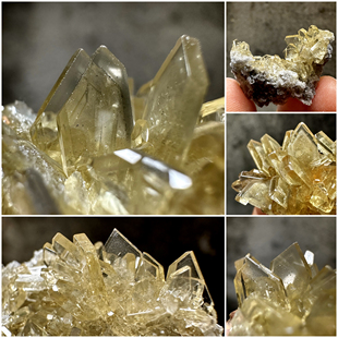 镜面亮片重晶石天然矿物晶体矿石标本摆件教学观赏收藏奇石宝石
