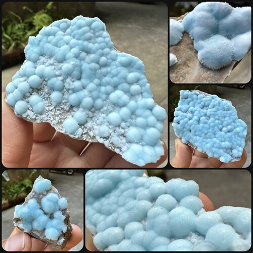 原石标本蓝文石矿物晶体