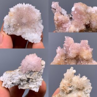 花状紫红色氟铝石膏  天然矿物晶体矿石标本原石宝石奇石摆件观赏