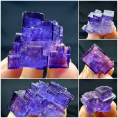 新疆矩阵蓝萤石天然矿物晶体矿石标本原石宝石奇石摆件观赏石收藏