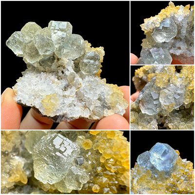 福建绿萤石石英天然矿物晶体矿石标本原石宝石奇石摆件观赏石收藏