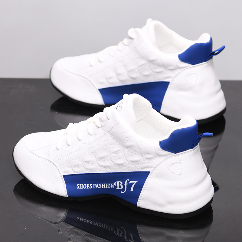 2023春季新款软底舒适皮蓬情侣老爹鞋欧洲站百搭包底休闲运动男鞋