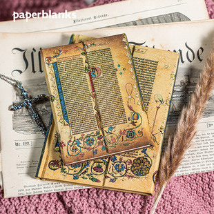 paperblanks正品复古笔记本手账本日记本子阅读摘抄记录本古腾堡