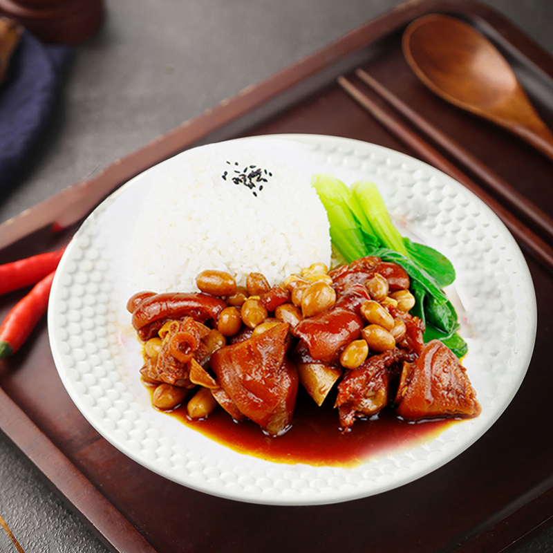 蒸烩煮台式卤猪脚200克台湾花生焖猪脚饭简餐快餐速食加热料理包