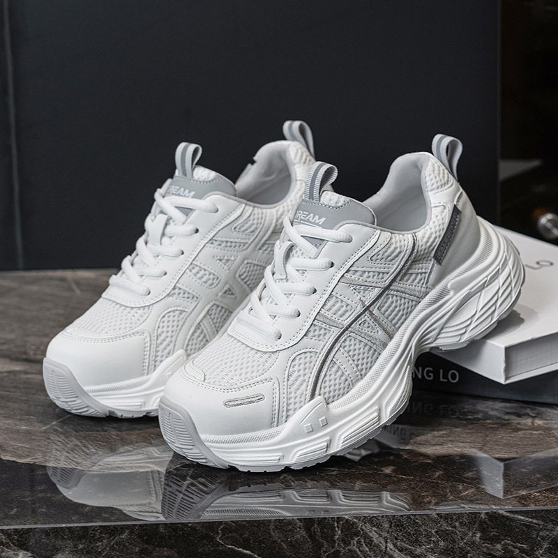 2026年新款老爹鞋女款大码女鞋轻便运动鞋网面透气休闲鞋断码清仓