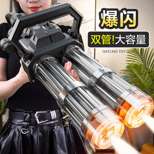 加特林电动水枪儿童玩具喷水高压强力射程远泼水节背包2025新款