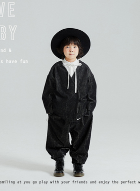 1111大促LBQ原创童装与众不同进口灯芯绒礼服套装男女童秋冬新款