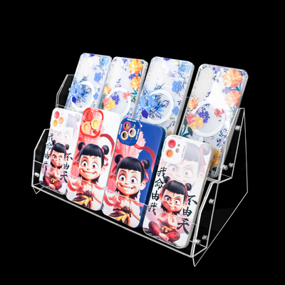 亚克力斜放手机展示架