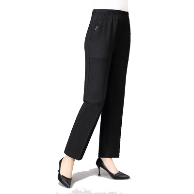 新款夏季亚麻直筒休闲女装裤子