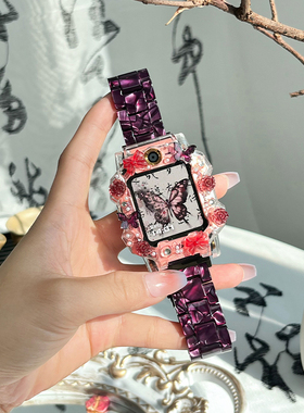 适用小天才Z10儿童电话手表表带Z8A保护壳Z9山茶花D3SN3U3D2A表链