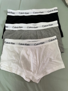 循环提花腰边防夹臀棉质低腰平角裤 男士 U2664G 25新款