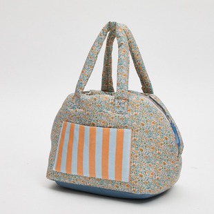 燕子萌宠屋韩国代购 louisdog小型猫狗碎花手提外出包双肩贝壳包