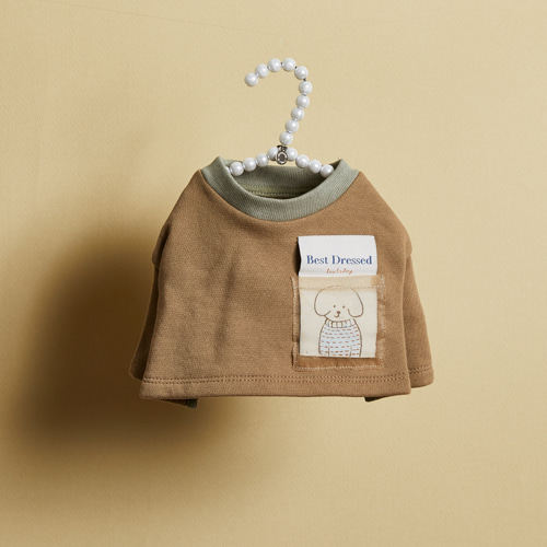 燕子萌宠屋韩国代购 louisdog美拉德长袖卫衣