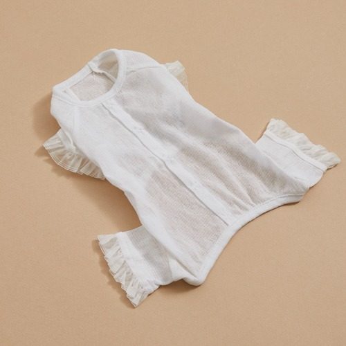 燕子萌宠屋韩国代购louisdog猫狗小型犬纯棉透气可爱蕾丝连衣服