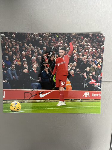 麦卡利斯特亲笔签名十寸大照片