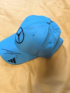 拉塞尔亲笔签名帽子 梅塞奔驰车队