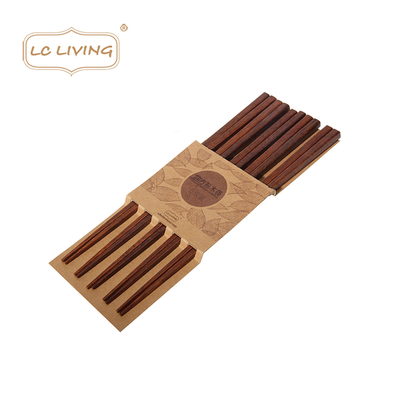 泰国lcliving实木筷子八角中式筷