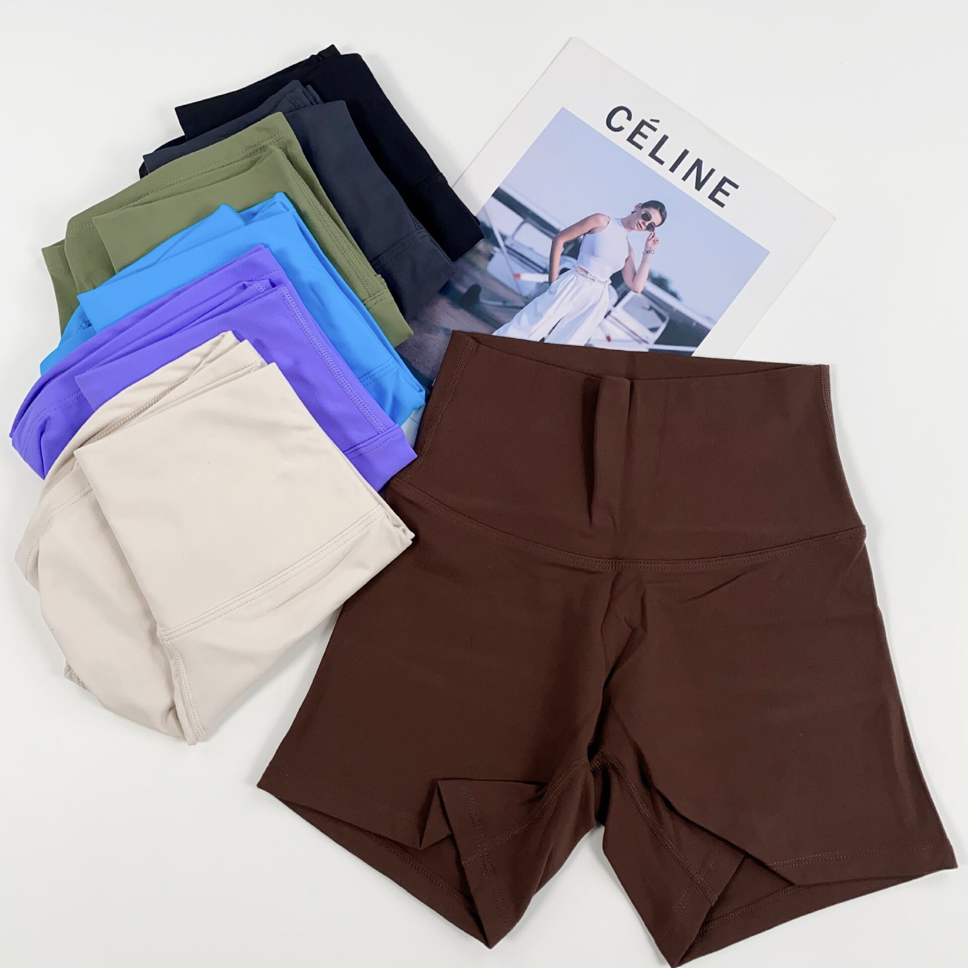 黄油云感软糯瑜伽短裤～裸感细腻运动瑜伽三分裤骑行裤健身跑步裤