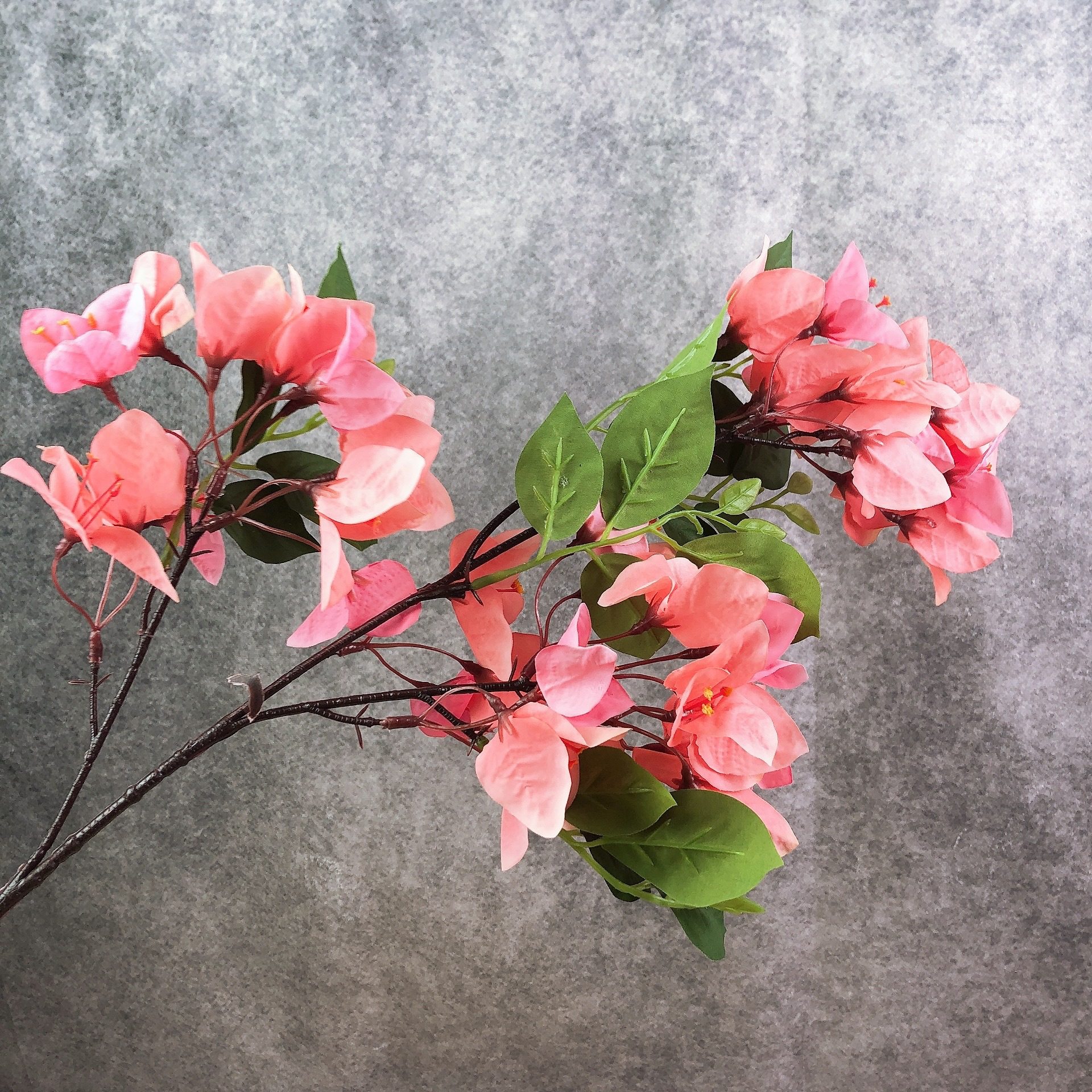高仿真三角梅花藤条攀爬藤蔓花条树枝花园装饰高逼真落地假三叶梅