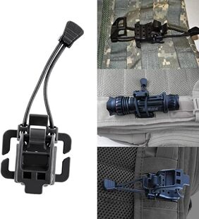 Molle 扩展织带夹户外登山包冰斧夹胸包捆绑固定机能外挂扣便携式